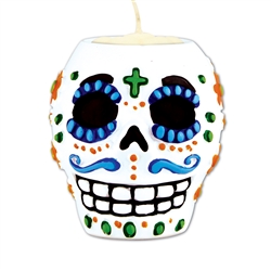 Day of the Dead Male Tea Light Holder