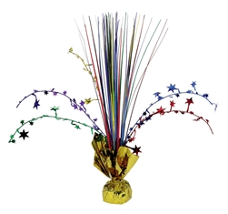 Multi Foil Spray Centerpiece | Party Supplies