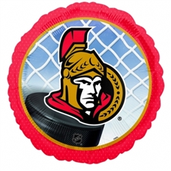 Ottawa Senators Metallic Balloons | Party Supplies