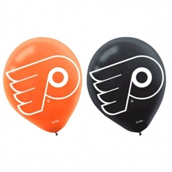 Philadelphia Flyers Printed Latex Balloons | Party Supplies