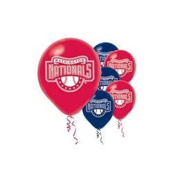 Washington Nationals Latex Balloons | Party Supplies