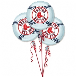 Boston Red Sox 3-Pack Balloons | Party Supplies