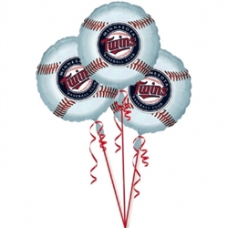 Minnesota Twins 3-Pack Balloons | Party Supplies