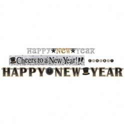 Happy New Year Letter Banner