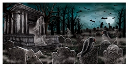 Cemetery Horizontal Banner | Party Supplies