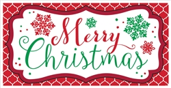 Merry Christmas Horizontal Banner | Party Supplies