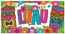 Summer Luau Horizontal Banner | Luau Party Supplies