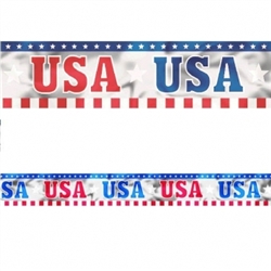 Patriotic Foil Banner | Party Supplies
