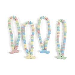 Mustache Candy Necklaces | Party Supplies