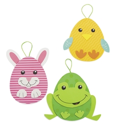 Easter Egg Character Ornament Craft Kit | Party Supplies