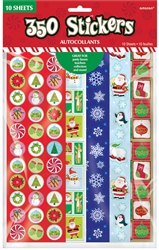 Christmas Paper Sticker Big Pack | Party Supplies