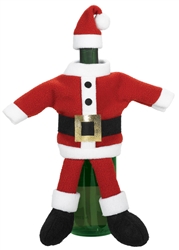 Santa Suite Wine Bottle Cover | Party Supplies