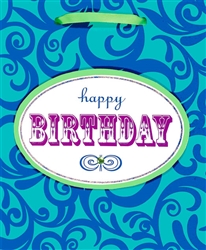 Birthday Scroll Medium Specialty Bags | Party Supplies
