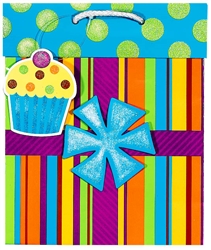 Birthday Present Medium Specialty Bags | Party Supplies