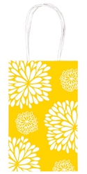 Sunshine Yellow Printed Cub Bags | Party Supplies