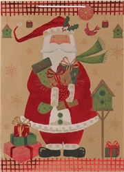 Kraft Santa Jumbo Bags | Party Supplies