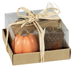 Harvest 4-Pack Candles | Party Supplies