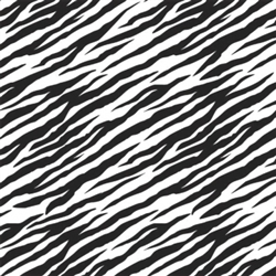 Black Zebra Printed Tissue - 8/piece | Party Supplies