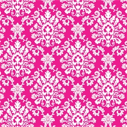 Bright Pink Brocade Gift Wrap | Party Supplies