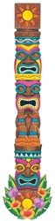 Tiki Island Jointed Cutouts | Luau Party Supplies