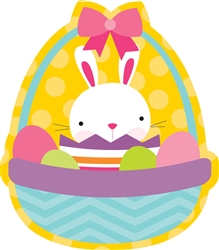 Easter Bunny with Basket Cutout | Party Supplies