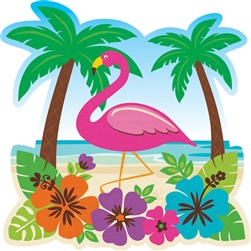 10-1/2" Luau Cutout | Luau Party Supplies