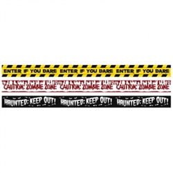 Halloween Fright Tape Banners