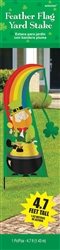 St. Patrick's Day Flag Yard Stake | St. Patrick's Day Decorations
