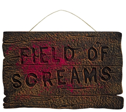 Field of Screams Sign
