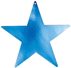 Blue 12" Foil Star