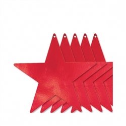 Red 12" Foil Star