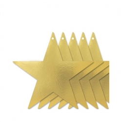 Gold 12" Foil Star