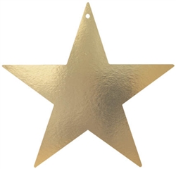 Gold 15" Foil Star