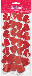 Heart 9' Ring Garland | Valentines supplies