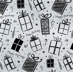 Silver Gifts Jumbo Foil Gift Wrap | Party Supplies