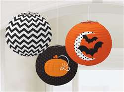 Modern Halloween Printed Lanterns