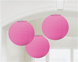 Pink Round Lantern Hanging Decorations | Party decorations