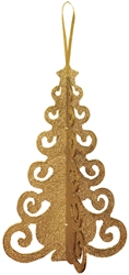 Gold 3-D Tree Decoration | Party Supplies