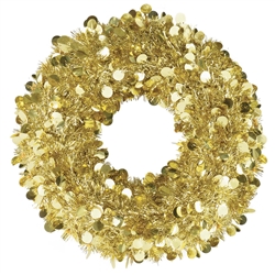 Gold Jumbo Wreath | Party Supplies