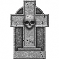 Cross Small Tombstone | Party Supplies