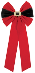 Santa Bow w/Gold Buckle | Party Supplies