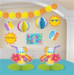 Fun In The Sun Decorating Kit | Luau Party Supplies