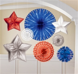 Patriotic Starburst Decorating Kit | Party Supplies