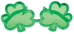 St. Patrick's Day Giant Shamrock Glasses | Shamrock Glasses