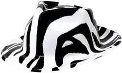 80's Zebra Fedora | Party Supplies