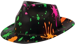 80's Fedora Paint Splatter | Party Supplies