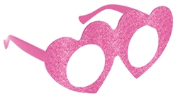 Pink Heart Glasses | Valentines supplies