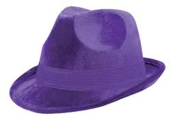Purple Fedora Hat | Party Supplies