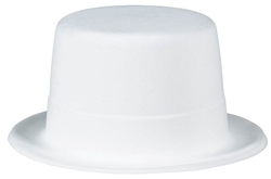 Hollywood White Top Hat | Party Supplies