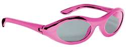 Pink Oval Metallic Glasses